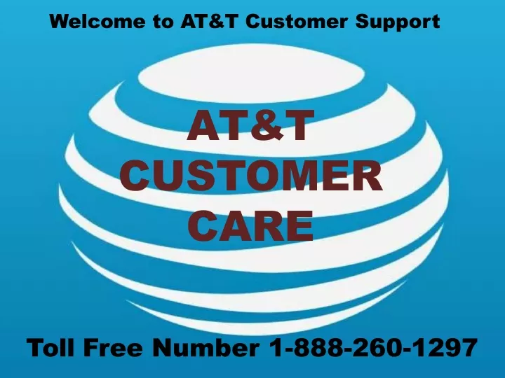 welcome to at t customer support