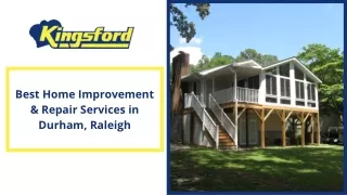 Best Home Improvement & Repair Services Company in Durham, North Carolina