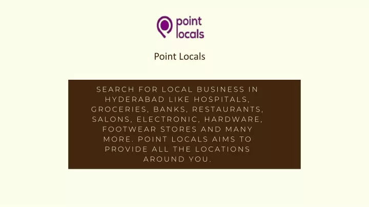 search for local business in hyderabad like