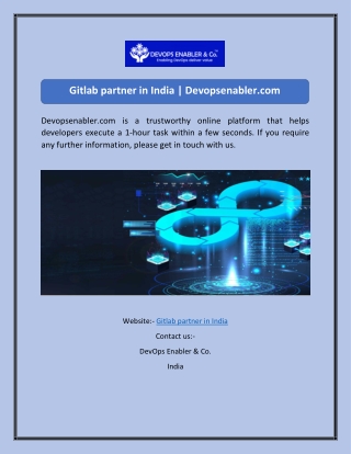 gitlab partner in india devopsenabler com