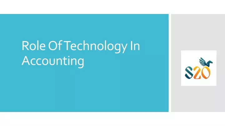 role of technology in accounting