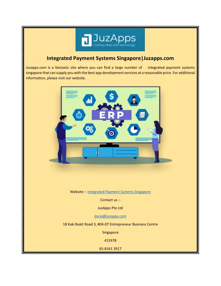 integrated payment systems singapore juzapps com