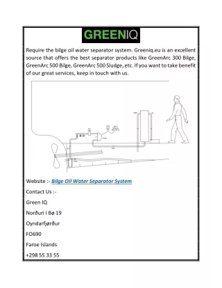 Bilge Oil Water Separator System  Greeniq.eu