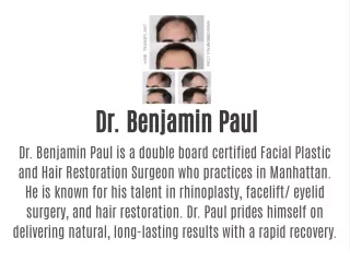 Dr. Benjamin Paul