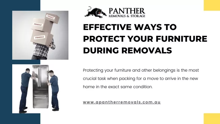 effective ways to protect your furniture during
