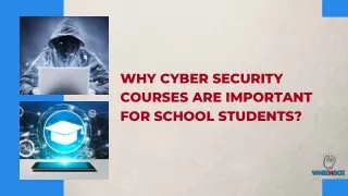 Why Cyber Security Courses are Important for School Students