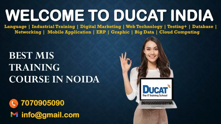 best mis training course in noida