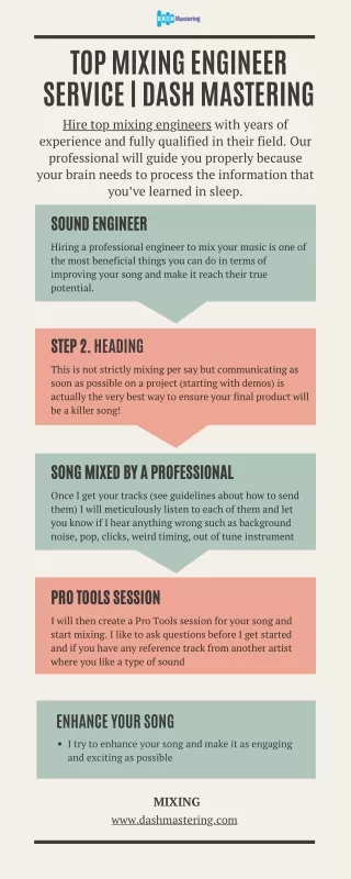 Top Mixing Engineer Service | Dash Mastering