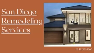 San Diego Remodeling Services