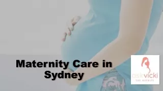 Maternity Care in Sydney