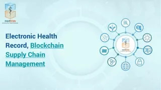 electronic health record blockchain supply chain