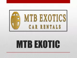 mtb exotic