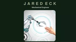 Jared Eck Designing Machines to Help Produce Parts for Assembly Lines