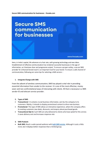 secure sms communication for businesses fonada com