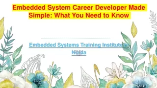 embedded system career developer made simple what
