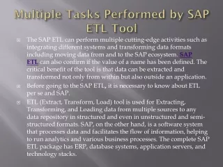 SAP ETL ppp