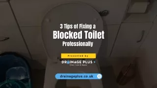 3 Tips of Fixing a Blocked Toilet Professionally