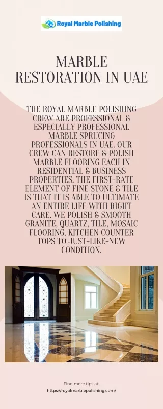 Marble Restoration in UAE