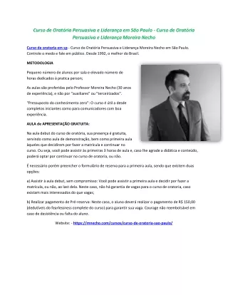 curso de orat ria persuasiva e lideran