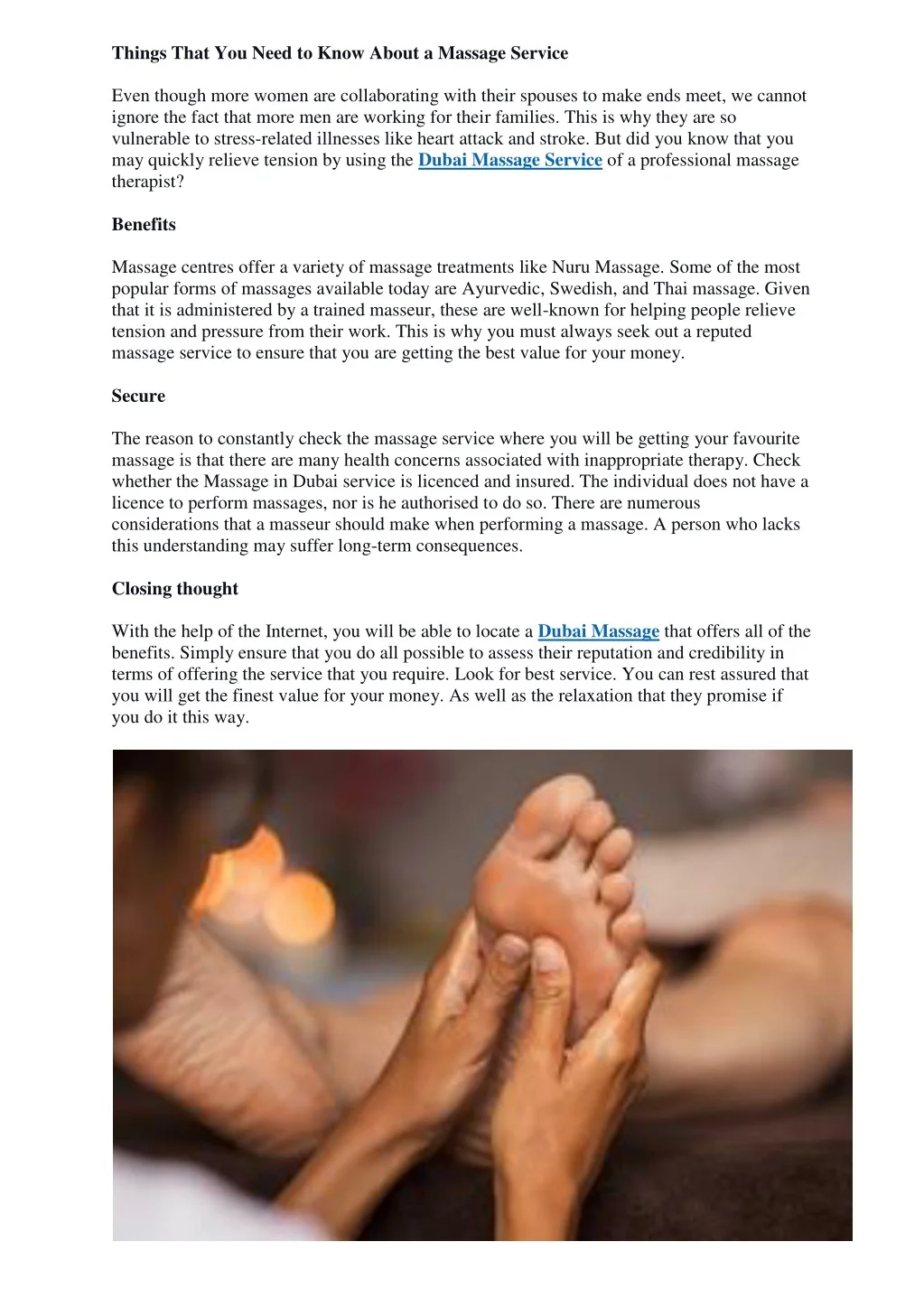 PPT - Things That You Need to Know About a Massage Service PowerPoint ...