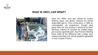 what is vinyl car wrap