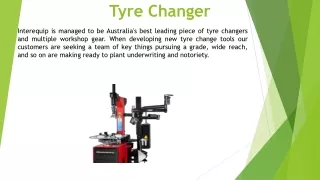 tyre changer