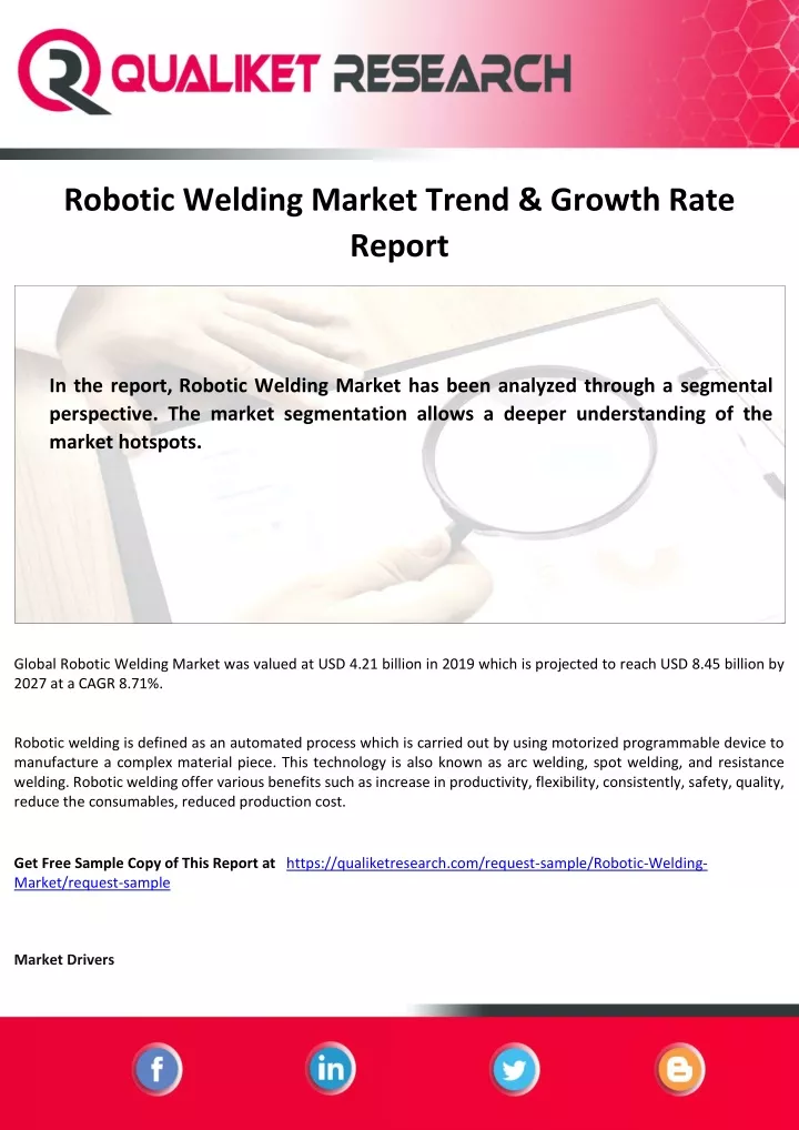 robotic welding market trend growth rate report