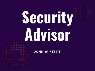 security advisor