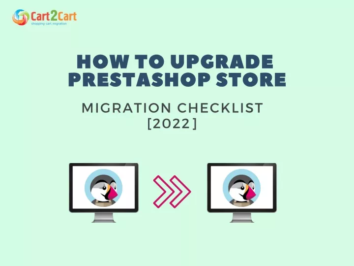 how to upgrade prestashop store