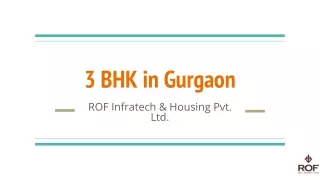 3 bhk in gurgaon