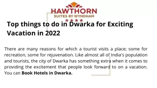 Top things to do in Dwarka for Exciting Vacation in 2022