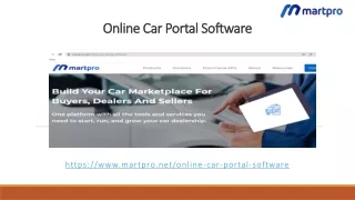 online car portal software