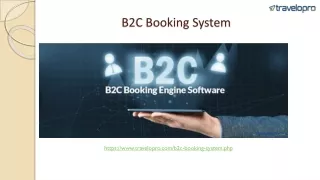 b2c booking system