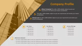 Company Profile PowerPoint Presentation