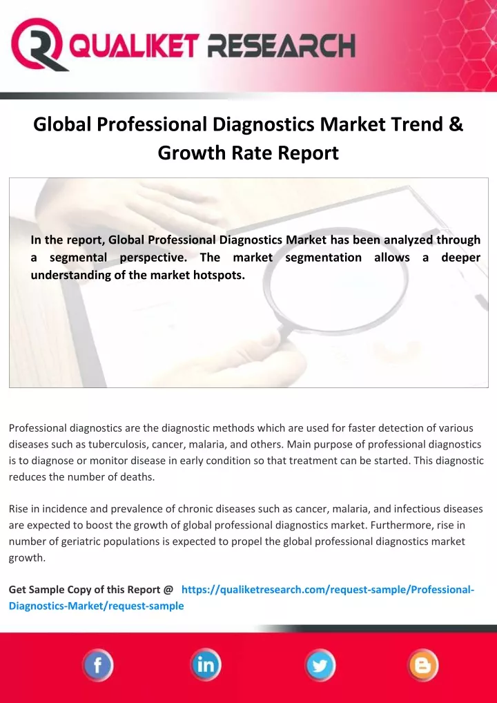 global professional diagnostics market trend