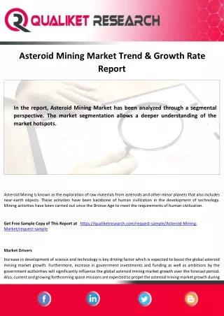 Asteroid Mining Market Size, Trends & Growth , By Phase ,Forecast-2027