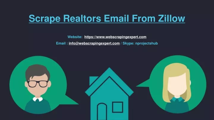 scrape realtors email from zillow