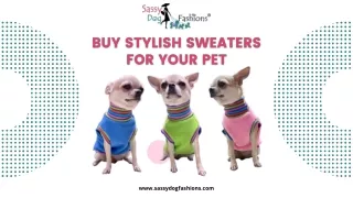 Buy Stylish Sweaters For Your Pet