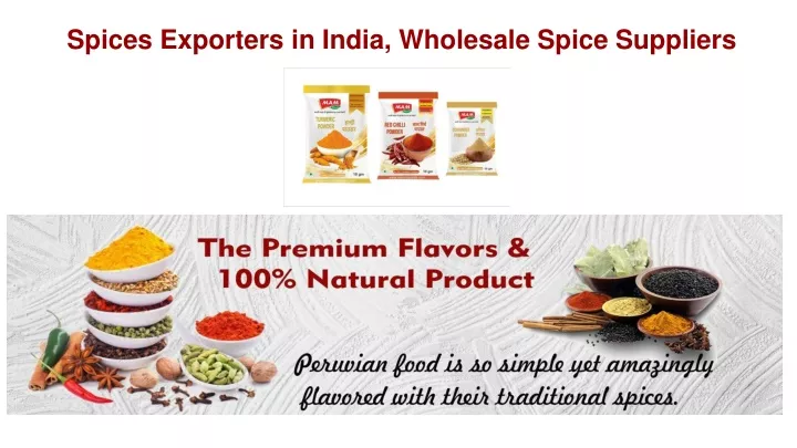 spices exporters in india wholesale spice