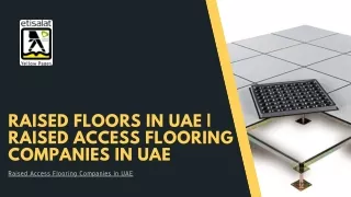 Raised Floors in UAE  Raised Access Flooring Companies in UAE