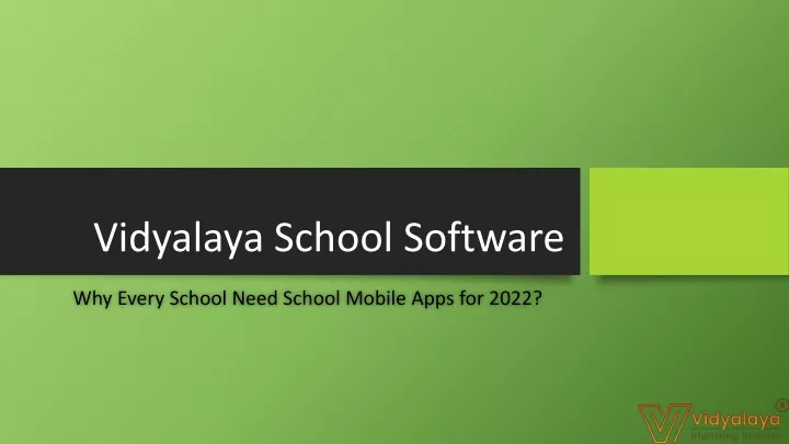 vidyalaya school software