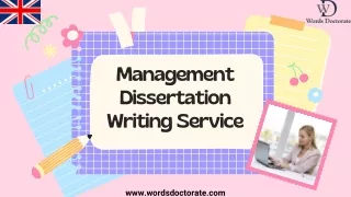 management dissertation writing service