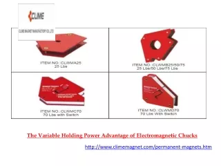 the variable holding power advantage