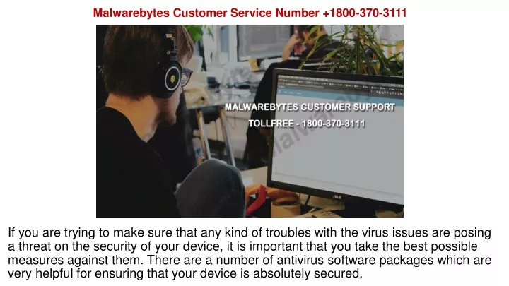 malwarebytes customer service number 1800 370 3111