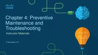 chapter 4 preventive maintenance and troubleshooting
