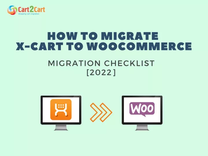 how to migrate x c art to woo c ommer c e