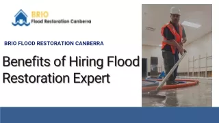 Benefits of Hiring Flood Restoration Expert - BFRC
