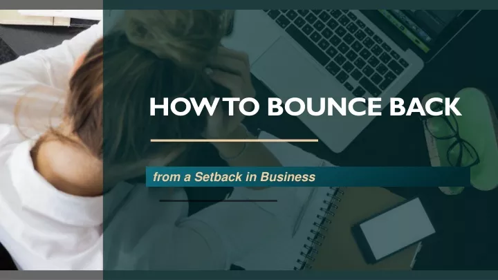 how to bounce back