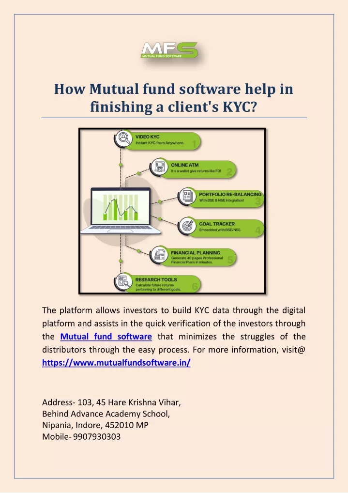 how mutual fund software help in finishing