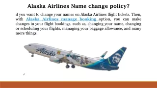 alaska airlines name change policy
